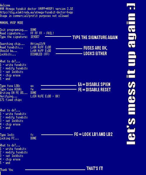 Atmega fusebit doctor Atmega fusebit doctor
