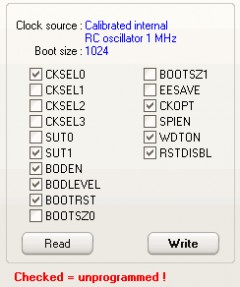 Atmega fusebit doctor фьюзы