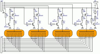 Zegar Nixie часы схема 2 Zegar Nixie часы схема 2